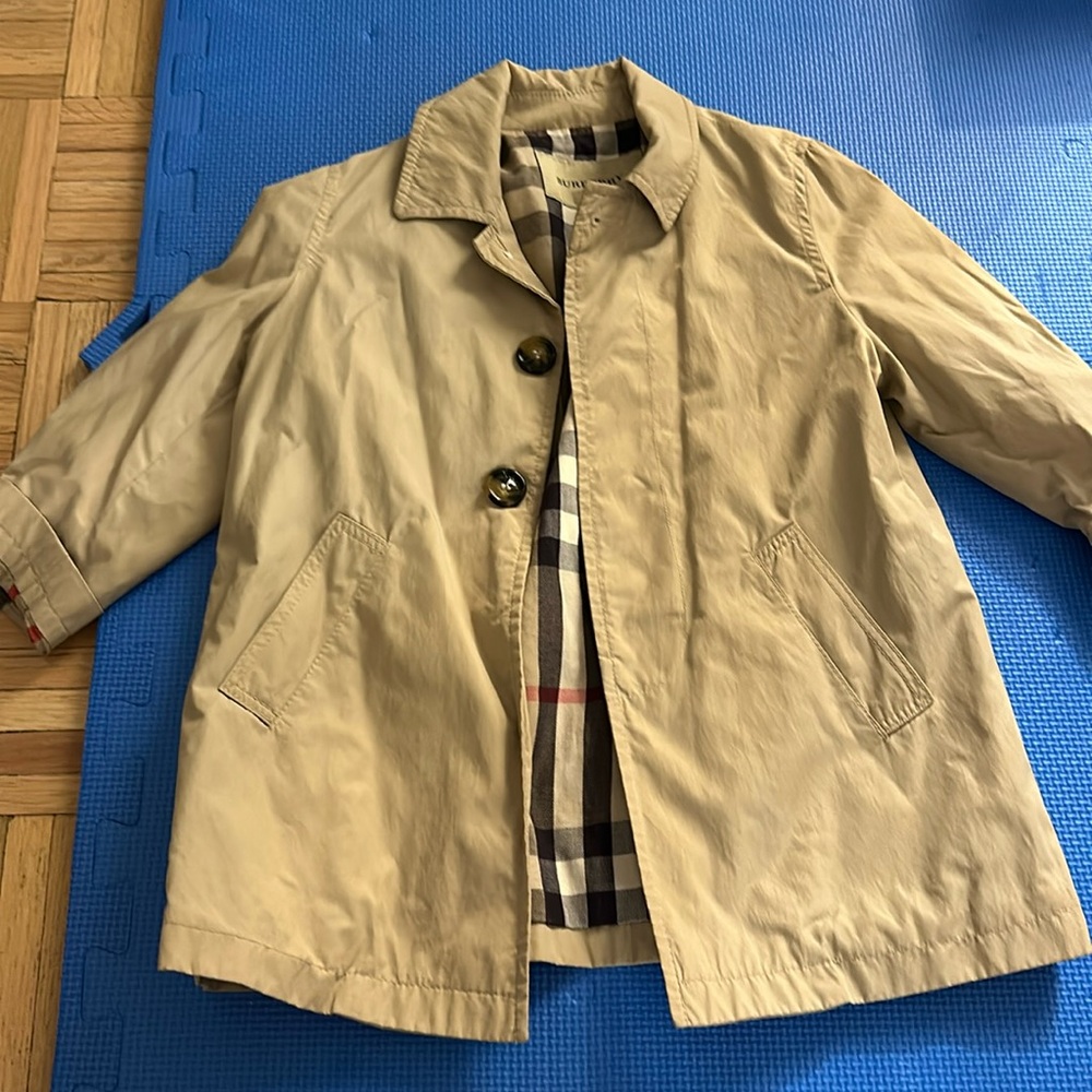 Buburry kids trench coat